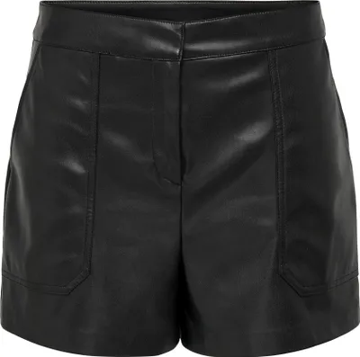 Produktbild von Only ONLTRICIA FAUX LEATHER SHORTS OTW N Black XS