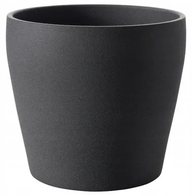 Produktbild von IKEA PERSILLADE Übertopf dunkelgrau Keramik 12 cm