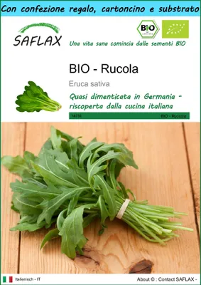 Immagine prodotto di SAFLAX Set regalo -- Rucola - 3000 semi - Eruca