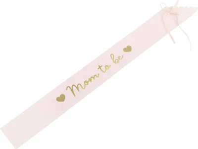 Immagine prodotto di Fascia "Mum to Be" per baby shower | Rosa