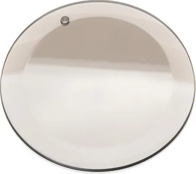Obrázok produktu pre Sklenená doska Ø 14 cm náhradné sklo pre lampy, otvor 5 mm, nástenné svietidlá, dymovo sivá