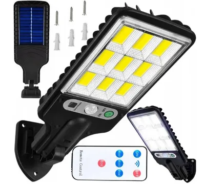Obrázek produktu pro Venkovní solární LED osvětlení JX-616E 9xLED, 260lm, 120 COB, 2200mAh, IP65
