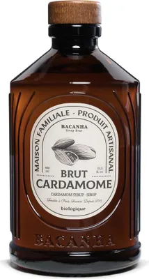 Produktbild von Bacanha Sirop Brut de Cardamome 400ml – -Kardamom-Sirup mit -Rohrzucker
