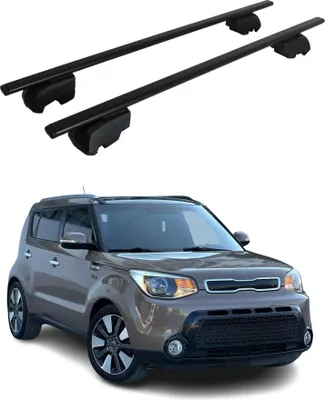 Immagine prodotto di Barre portatutto trasversali per Kia Soul 2014-2019 Ferro nero ABE