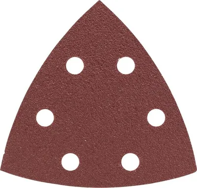 Produktbild von Schleifblatt-Set für Deltaschleifer, 93 mm, 80, 6 Löcher, 25er-Pack
