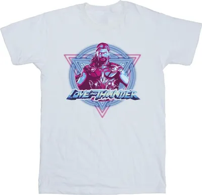 Produktbild von Marvel - "Love And Thunder" T-Shirt für Herren BI52176 (XXL) (Weiß)