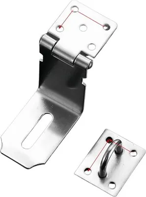 Immagine prodotto di INF 304 Acciaio Inossidabile Ispessito 5 Pollici 90 Gradi Chiavistello con Viti, 2 Set