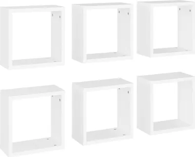 Produktbild von vidaXL Würfelregale 6 Stk. Weiß 30x15x30 cm
