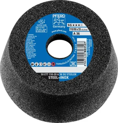 Image de PFERD Schleiftopf ETT SG STEELOX 110 / 55 mm P 36 - 63418226