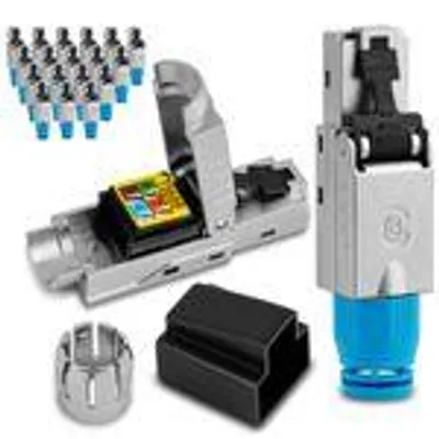 Produktbild von 20x CAT 6A RJ45 Netzwerkstecker werkzeuglos Netzwerk Stecker CAT7 CAT6 CAT5 Kabel