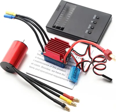 Obrázek produktu pro S2440 2440 Střídavý motor 4600KV 35A Střídavý ESC Elektrický regulátor otáček Programovací karta pro Traxxas HSP Wltoys 1/16 1/18 RC Truck