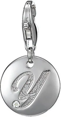 Produktbild von Esprit Damen Charm 925 Silber Silber Letter Y ESZZ90843A