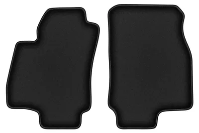 Image de Tapis avant en moquette pour Opel Astra G 1998-2009 (berline/break/à hayon) – 2 pièces, noirs, sur mesure – Wielganizator DURBAN