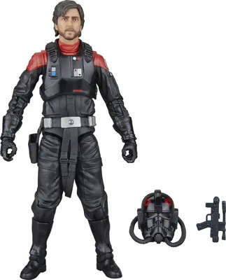 Zdjęcie produktu dla Star Wars The Black Series Cassian Andor (Sienar Test Pilot), 4 lat(a), Czarny, Czerwony