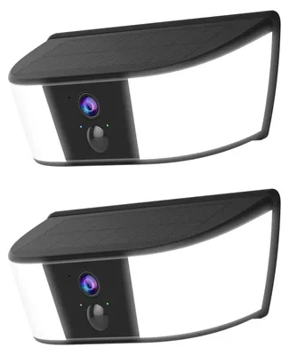 Produktbild von Sicherheitskamera, Farb-Nachtsicht, Menschenerkennung, 2PCS Kamera