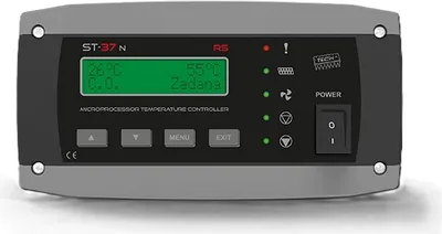 Produktbild von Tech EU-37n RS Kesselsteuerung für Brennstoffkessel – LCD-Display, Temperaturregelung, erweiterbar