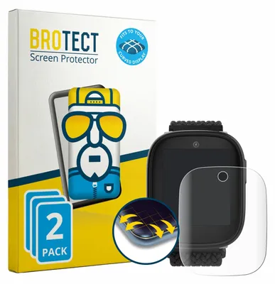 Produktbild von 2x BROTECT Fullscreen Schutzfolie für Xplora X6 Play eSIM (2. Generation) Displayschutz Folie Fullcover Klar Transparent