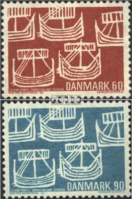 Produktbild von Briefmarken Dänemark 1969 Mi 475-476 (kompl.Ausg.) gestempelt Postverwaltung