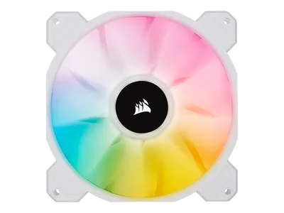 Image de Corsair iCUE SP140 RGB ELITE - Ventilateur de boîtier - 140 mm - blanc (pack de 2)