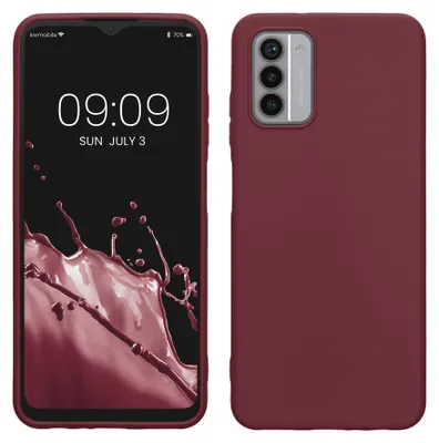 Produktbild von kwmobile Handyhülle für Nokia G42 5G Hülle - TPU Case - Kabelloses Laden - Schutzhülle Cover in Bordeaux Violett