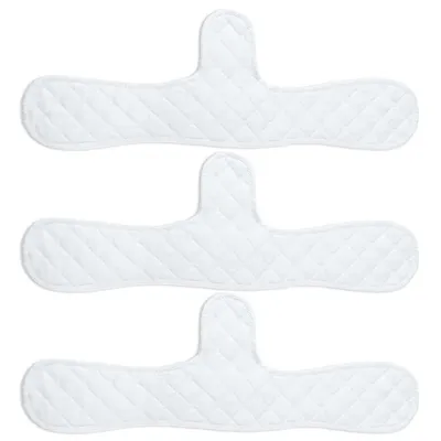 Produktbild von 3 Stück BH Einlagen wiederverwendbar Schweißabsorber Brustpolster Baumwolle für Alltag Sport Sommer Kleidung