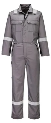 Image de Combinaison de soudeur résistante aux produits chimiques Portwest FR513 GRR - Gris XXXL