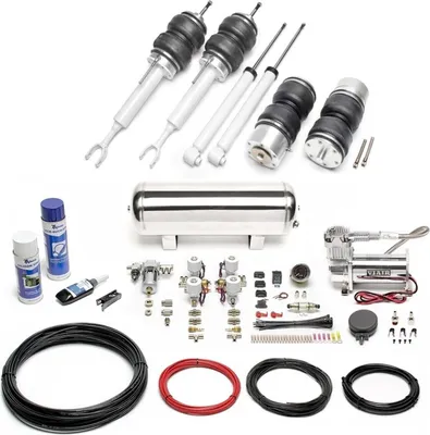 Zdjęcie produktu dla Zawieszenie pneumatyczne TA Technix + kompresor Airride srebrny do Audi A4 8E 8H Quattro