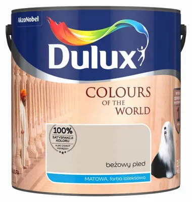 Produktbild von Latex Wandfarbe Innen matt Beige 2,5L – hohe Deckkraft, waschbeständig