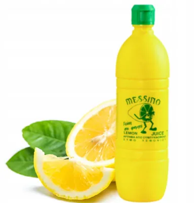 Produktbild von Messino Griechischer Zitronensaft 330 ml – Natürliches Zitronen-Dressing, Vegan und Glutenfrei, Ideal für Salate, Marinaden und Getränke