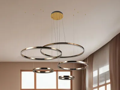 Imagen del producto de Lámpara colgante LED con control remoto, 220W