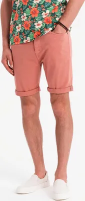 Produktbild von Ombre Clothing Segeltuchshorts für Männer Malaki koralle L