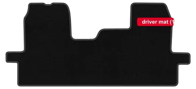 Immagine prodotto di Tappetino personalizzato per Ford Transit MK7, facile da pulire, colore nero