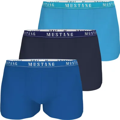 Produktbild von MUSTANG Retro-Pants Herren Unterhose Boxershorts Unterwäsche 3er Pack