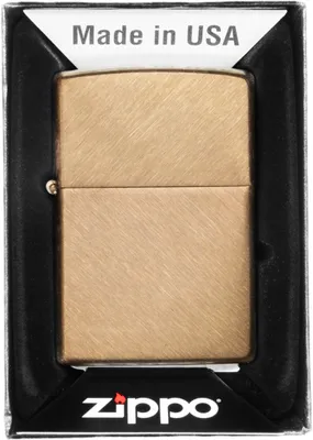 Produktbild von Zippo Herringbone Sweep Messingfeuerzeug – Klassisch & Legendär