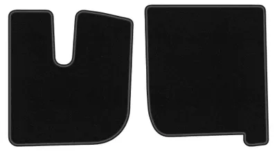 Immagine prodotto di Tappetini anteriori in moquette agugliata per Iveco Stralis 2013-2019 (commerciale) – 2 pezzi, neri, su misura – Wielganizator BASIC