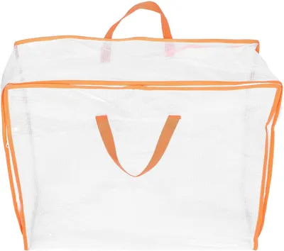 Produktbild von Transparente, faltbare Aufbewahrungstasche aus wasserdichtem PVC für Kleidung und Bettdecken