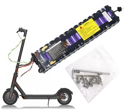 Obrázek produktu pro Baterie pro elektrické koloběžky M365 - Lithium-iontová - 36 V - 7,8 Ah - konfigurace 10S3P - články 18650 - vodotěsná s Bluetooth komunikací