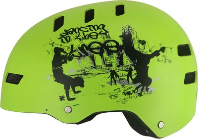 Produktbild von Fahrradhelm AERO Street hellgrün matt Größe L
