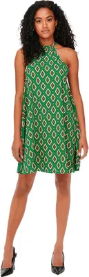 Immagine prodotto di Only Lea Halterneck Abito corto senza maniche Verde S Donna Verde S