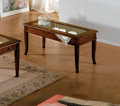 Produktbild von Couchtisch Holz Beistelltisch Kaffeetisch Designer Tisch Wohnzimmertisch Tische