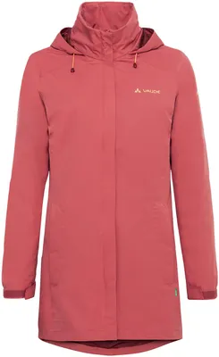 Produktbild von VAUDE Damen Regenjacke Escape Parka, wasserdichter Regen-Parka, atmungsaktiv und winddicht, brick, 44