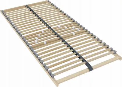 Produktbild von e-stelaze Lattenrost mit stabilem Rahmen aus feinstem Birkenholz 80x200 MIT VERSTELLBARER