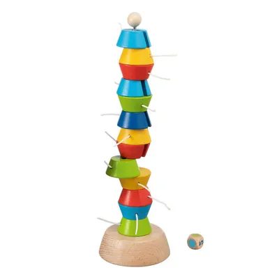 Image de Goki Houten Wiebeltoren Spel, 15dlg.