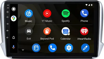 Image de Autoradio Android 10 pouces 128 Go pour Peugeot 2008 2013-2017 CarPlay Android Auto Navigation Bluetooth DAB+ Caméra de recul