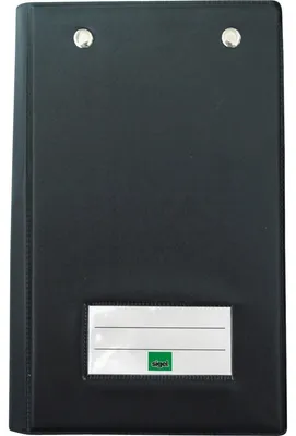 Obrázok produktu pre sigel Kassenblock-Mappe, 120 x 180 mm, Farbe: schwarz