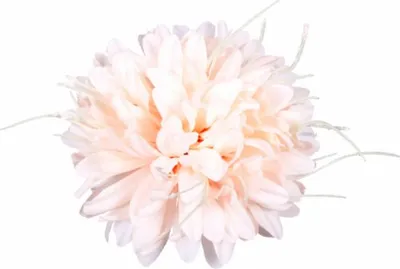 Image de Décoration de fleurs de chrysanthème lumière artificielle orange 14cm