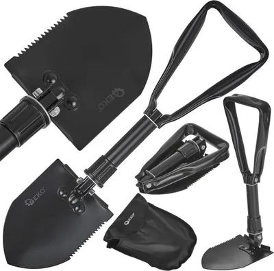 Obrázek produktu pro GEKO Lopatka skládací taktická 2v1 Black Survival Series - G01901
