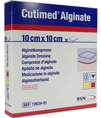 Produktbild von CUTIMED Alginate Alginatkompressen 10x10 cm