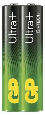 Alkalická baterie GP Ultra Plus AAA (LR03), 2 ks