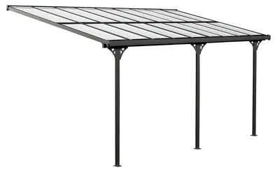 Produktbild von Westmann Alu Terrassenüberdachung Bruce 556 Schwarz 300x556x270 cm